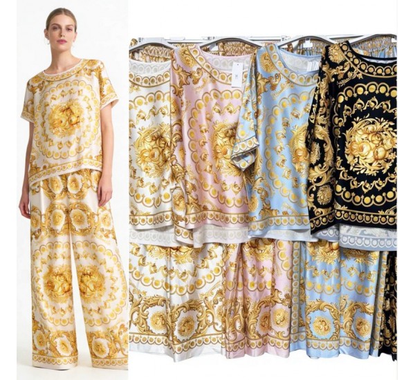 Костюм жіночий, Сатен 1 шт (оверсайз) AV4854_110421