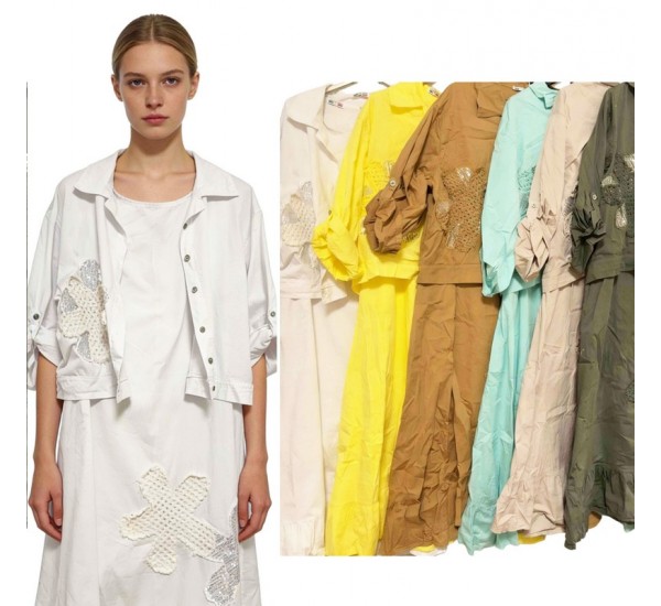 Костюм жіночий, Сатен 1 шт (оверсайз) AV4854_110422