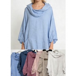 Туніка жіноча, Льон 1 шт (оверсайз) AV4854_110403