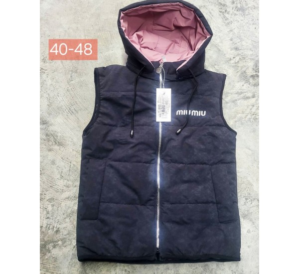 Безрукавка жіноча, синтепон, 5 шт (40-48 р) BL3060_130206