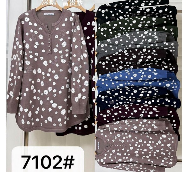 Светр жіночий 15 шт (60-62 р) кашемір BL3036_7102