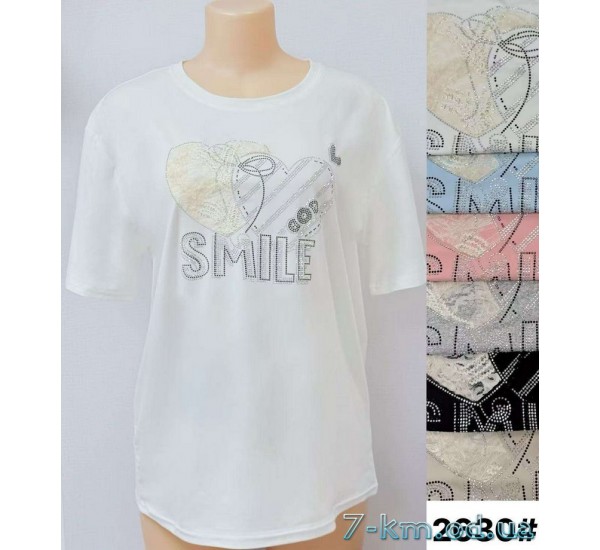 Футболка женская, стрейч/коттон 6 шт (3/4XL) BL3149_2630