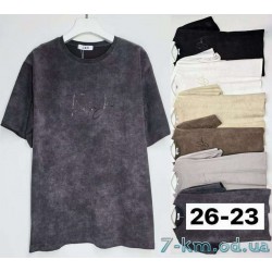 Футболка варёнка женская, хлопок 6 шт (3/4XL) BL3149_2623