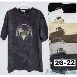 Футболка варёнка женская, хлопок 6 шт (3/4XL) BL3149_2622