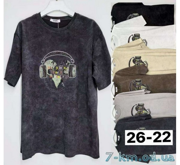 Футболка варёнка женская, хлопок 6 шт (3/4XL) BL3149_2622