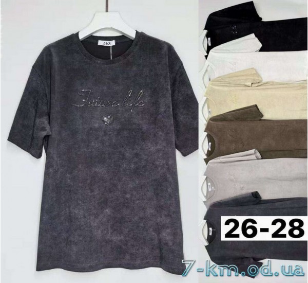 Футболка варёнка женская, хлопок 6 шт (3/4XL) BL3149_2628