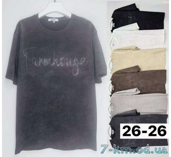 Футболка варёнка женская, хлопок 6 шт (3/4XL) BL3149_2626