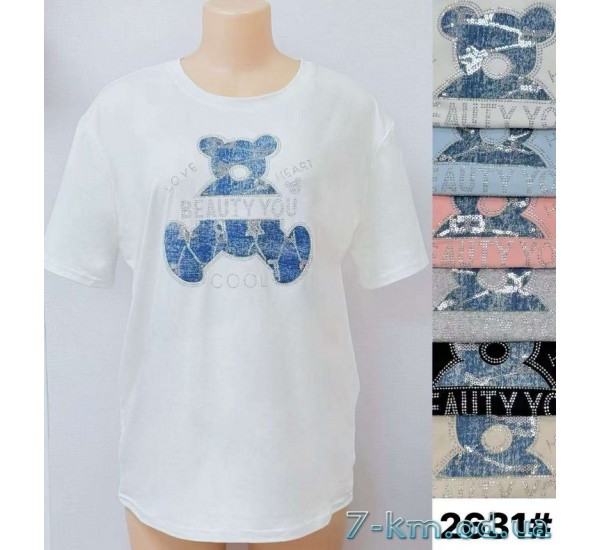 Футболка женская, стрейч/коттон 6 шт (3/4XL) BL3149_2631