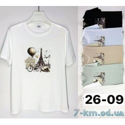 Футболка женская, стрейч/коттон 6 шт (3/4XL) BL3149_2609