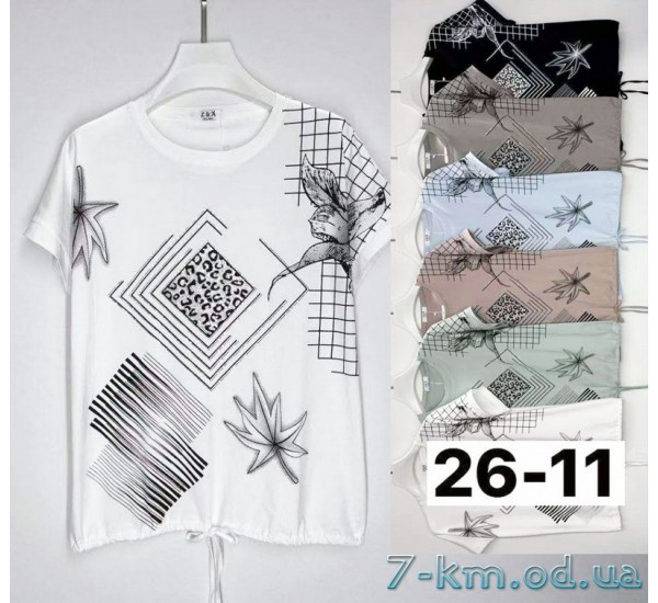 Футболка женская, стрейч/коттон 6 шт (3/4XL) BL3149_2611