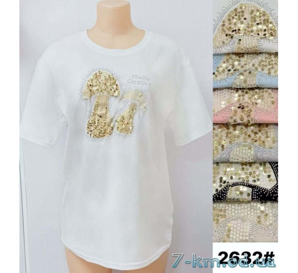 Футболка женская, стрейч/коттон 6 шт (3/4XL) BL3149_2632