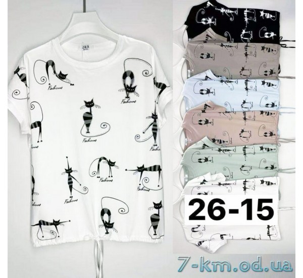 Футболка женская, стрейч/коттон 6 шт (5/6XL) BL3149_2615b