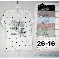 Футболка жіноча, стрейч/коттон 6 шт (5/6XL) BL3149_2616b