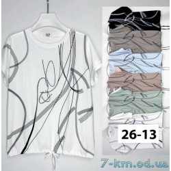 Футболка женская, стрейч/коттон 6 шт (5/6XL) BL3149_2613b