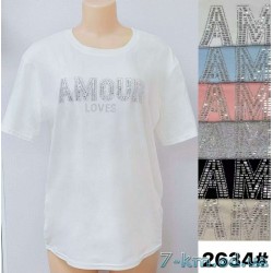 Футболка женская, стрейч/коттон 6 шт (3/4XL) BL3149_2634