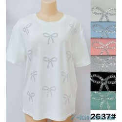 Футболка женская, стрейч/коттон 6 шт (3/4XL) BL3149_2637