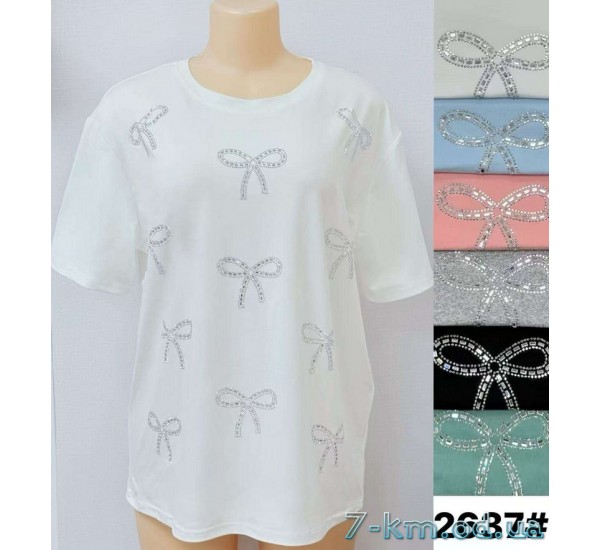 Футболка женская, стрейч/коттон 6 шт (3/4XL) BL3149_2637