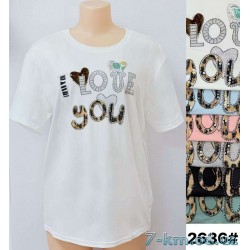 Футболка женская, стрейч/коттон 6 шт (3/4XL) BL3149_2636