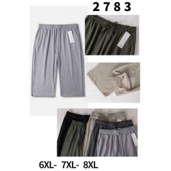 Капрі жіночі 6 шт (6-8XL) льон DLD_2783