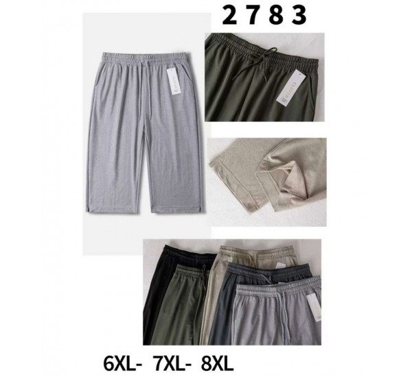 Капрі жіночі 6 шт (6-8XL) льон DLD_2783