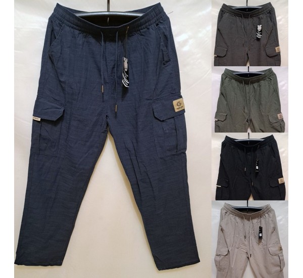 Спорт штани чоловічі 5 шт (3-7XL) льон DLD_FK3011