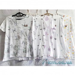 Футболка женская, стрейч/коттон 5 шт (50-56 р) DLD_9195-8