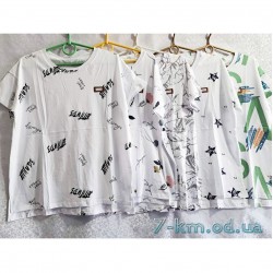 Футболка женская, стрейч/коттон 5 шт (50-56 р) DLD_9195-7