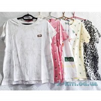 Футболка жіноча, стрейч/коттон 5 шт (50-56 р) DLD_9195-6