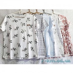 Футболка женская, стрейч/коттон 5 шт (50-56 р) DLD_9195-4