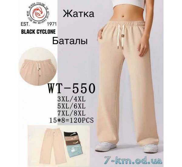 Штани жіночі, жатка 6 шт (3-8XL) DLD_WT-550