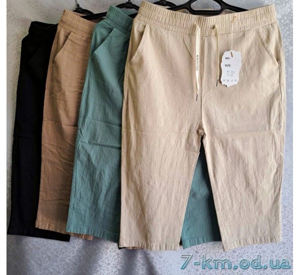 Бриджі жіночі, льон 6 шт (2-7XL) DLD_553