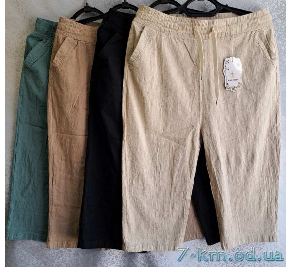 Бриджі жіночі, льон 6 шт (2-7XL) DLD_552