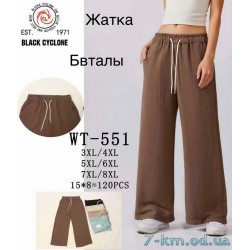 Штани жіночі, жатка 6 шт (3-8XL) DLD_WT-551