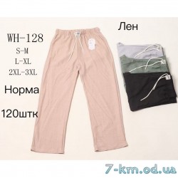 Штани жіночі, льон 6 шт (S-3XL) DLD_WH-128