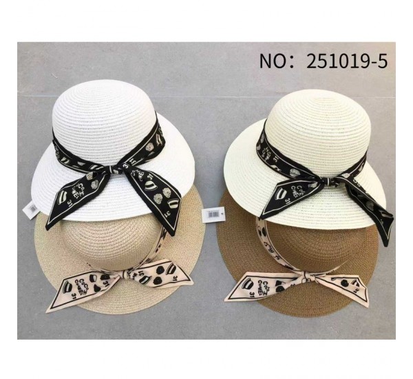 Капелюх жіночий 5 шт (58-59 р) paper HLP_251019-5