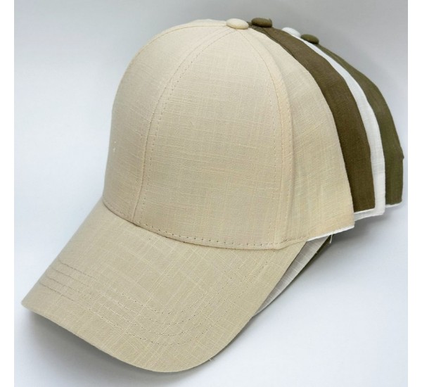 Бейсболка чоловіча 5 шт (57-58 р) льон HLP_060324