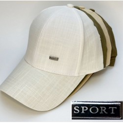 Бейсболка чоловіча 5 шт (57-58 р) льон HLP_060326