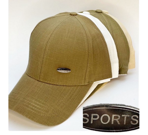 Бейсболка чоловіча 5 шт (57-58 р) льон HLP_060327