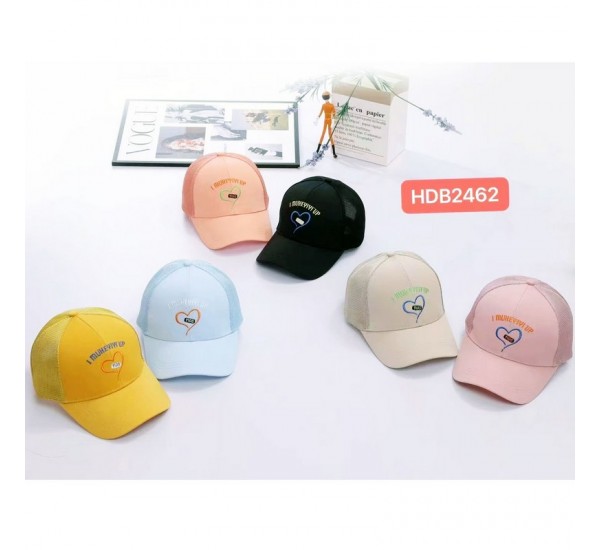 Бейсболка дитяча 5 шт (52-54 р) коттон HLP_HDB2462c