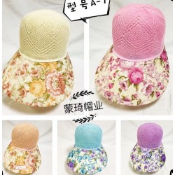 Капелюх-капор жіночий 5 шт (56-58 р) коттон HLP_A-7