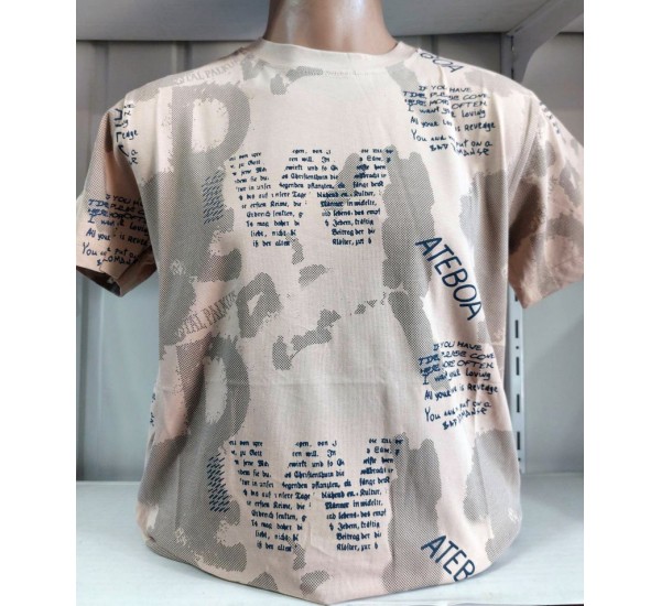 Футболка чоловіча (S-2XL) трикотаж 5 шт HR1890_060521