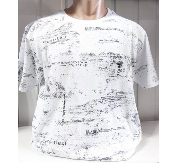 Футболка чоловіча (2-6XL) трикотаж 5 шт HR1890_260322