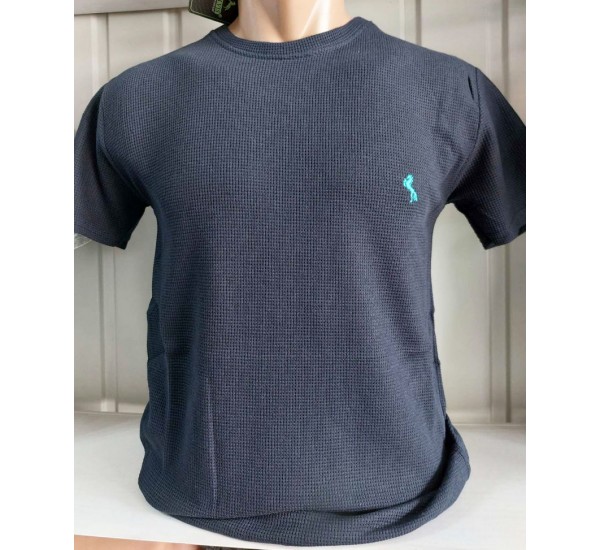 Футболка чоловіча (M-3XL) вафельний трикотаж 5 шт HR1890_260336