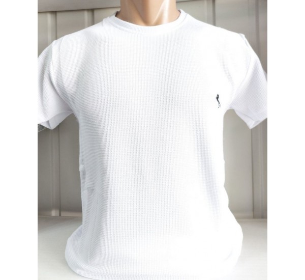 Футболка чоловіча (M-3XL) вафельний трикотаж 5 шт HR1890_260337