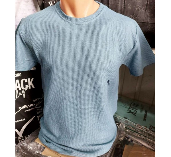 Футболка чоловіча (M-3XL) вафельний трикотаж 5 шт HR1890_260339