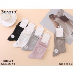 Носки женские 10 шт (36-41 р) бамбук KiE_Y251-3