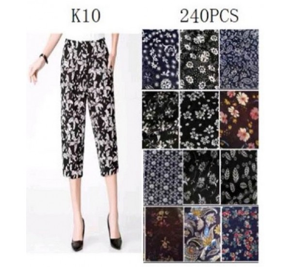 Бриджі жіночі, 12 шт (50-56 р) бамбук KiE_K10