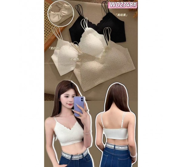 Топ жіночий, 12 шт (норма) рубчик KiE_WD2348