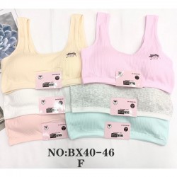 Топ для девочек 12 шт (10-12 лет) рубчик KiE_BX40-46F