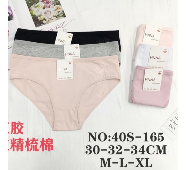 Труси жіночі 12 шт (M-XL) коттон KiE_40s-165